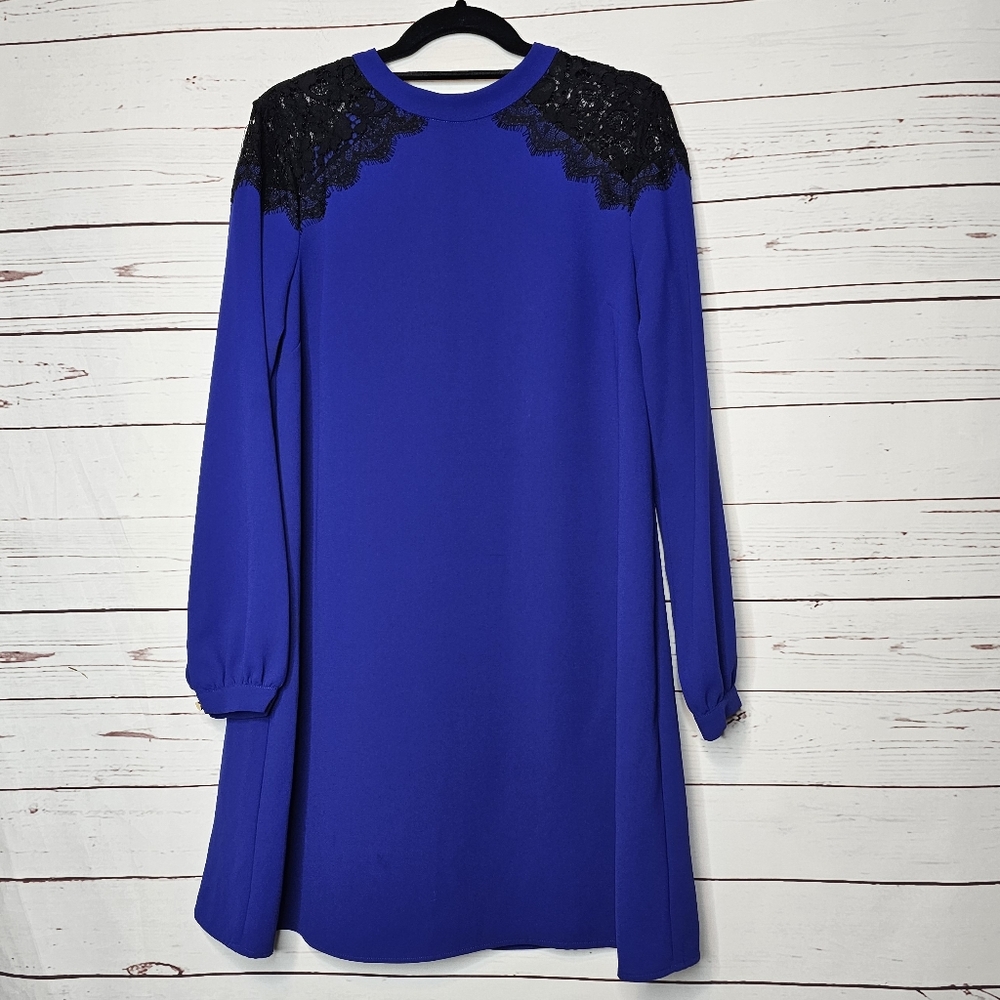 CeCe by Cynthia Steffe Blue Shift Dress
